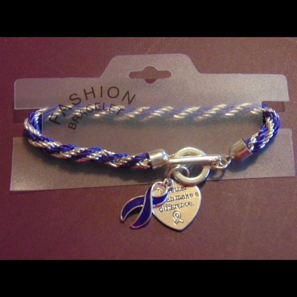 Together We Can Make A Difference Purple rope